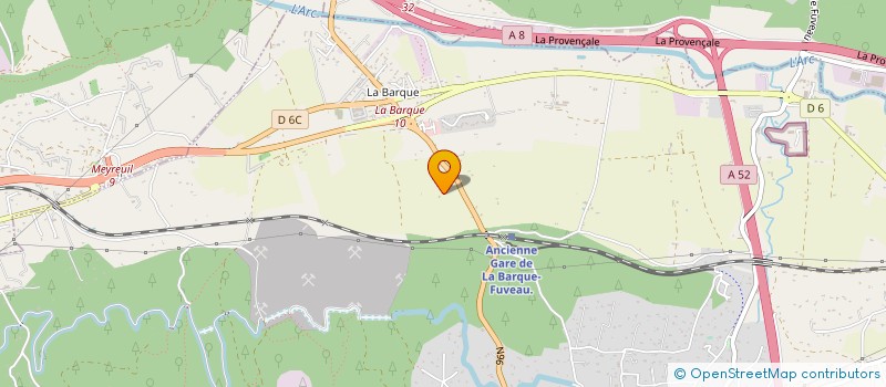 localisation de l'entreprise ISO 3 B à FUVEAU