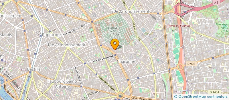 localisation de l'entreprise ISO 75 à PARIS