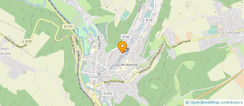 localisation de l'entreprise ISO 76 à LILLEBONNE