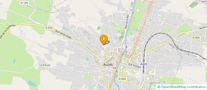 localisation de l'entreprise ISO  AUCH