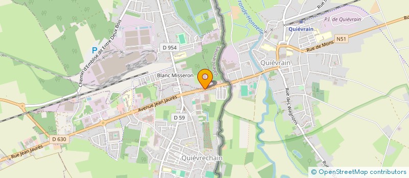 localisation de l'entreprise ISO  THIANT