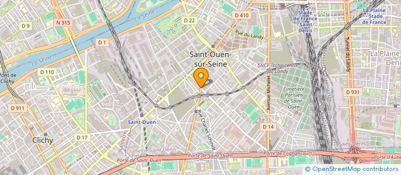 localisation de l'entreprise ISO  SAINT-OUEN-SUR-SEINE