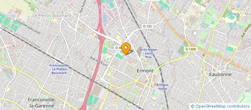 localisation de l'entreprise ISO-ACTION 9 à ERMONT