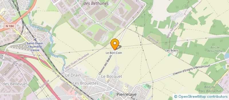 localisation de l'entreprise ISO APPLICATIONS  PIERRELAYE