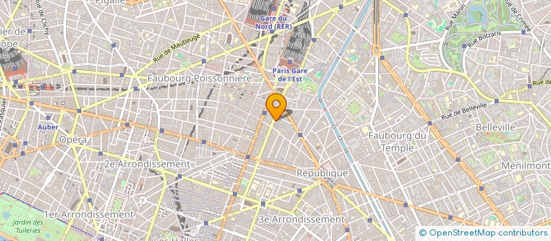 localisation de l'entreprise ISO BAT à PARIS