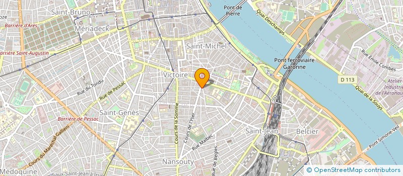 localisation de l'entreprise ISO & BAT  BORDEAUX