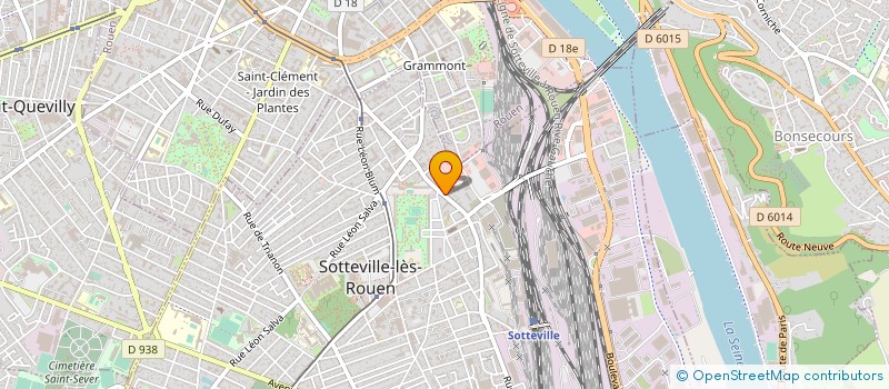 localisation de l'entreprise ISO BAT 76 à SOTTEVILLE-LES-ROUEN