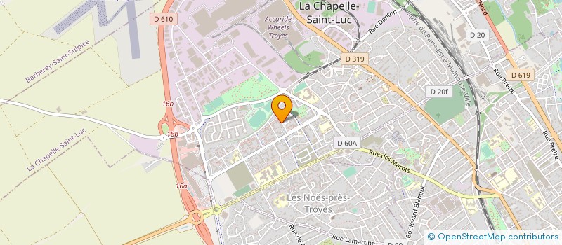 localisation de l'entreprise ISO BAT AULANA à LA CHAPELLE-SAINT-LUC
