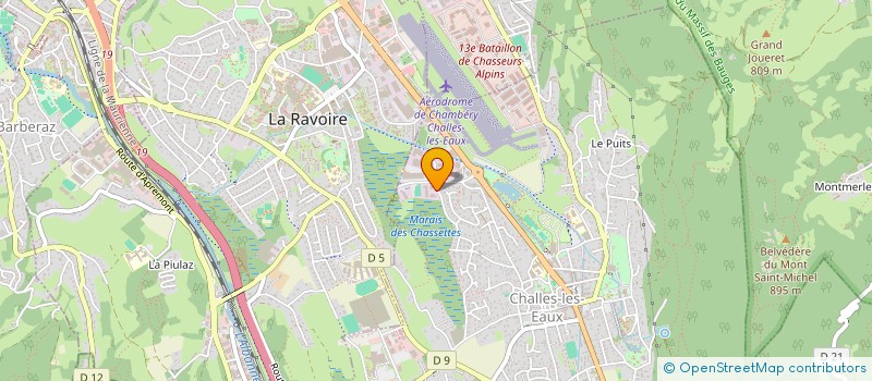 localisation de l'entreprise ISO-BAT-RAVALEMENT 73 à CHALLES-LES-EAUX