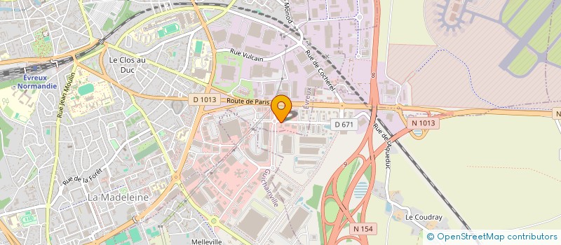 localisation de l'entreprise ISO BATI RENOV à EVREUX
