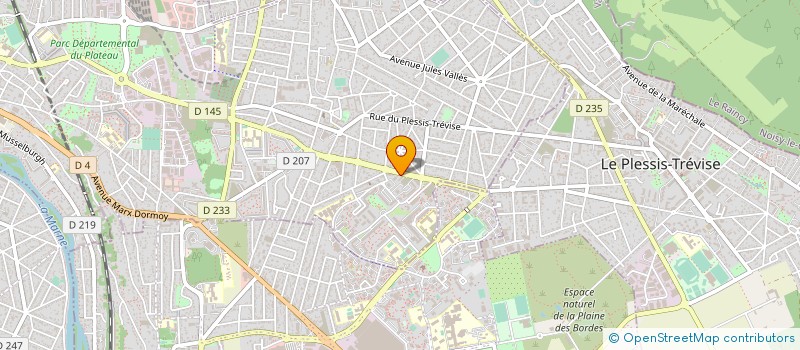 localisation de l'entreprise ISO BTP 94 à CHAMPIGNY-SUR-MARNE
