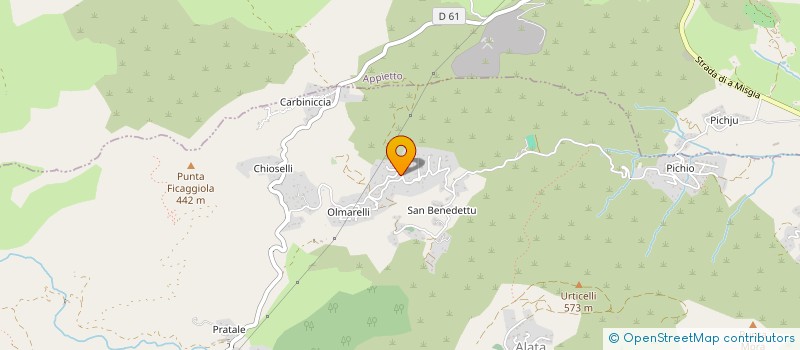 localisation de l'entreprise ISO CASA CORSA  ALATA