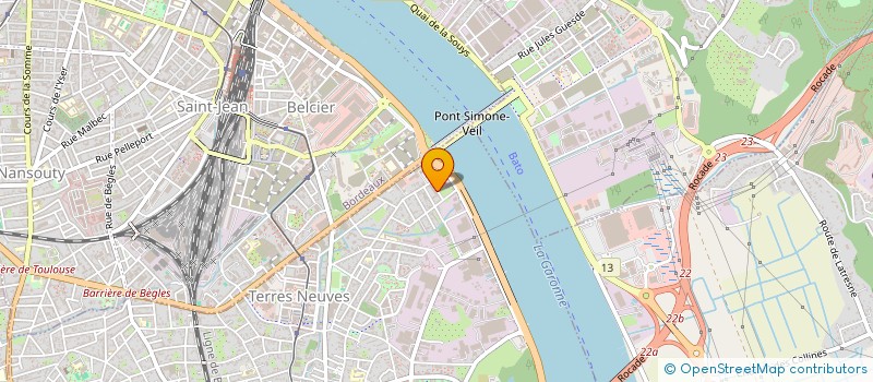 localisation de l'entreprise ISO COMMUNICATION à BEGLES
