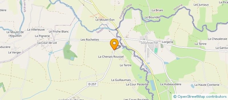 localisation de l'entreprise ISO CONCEPT  TEILLAY