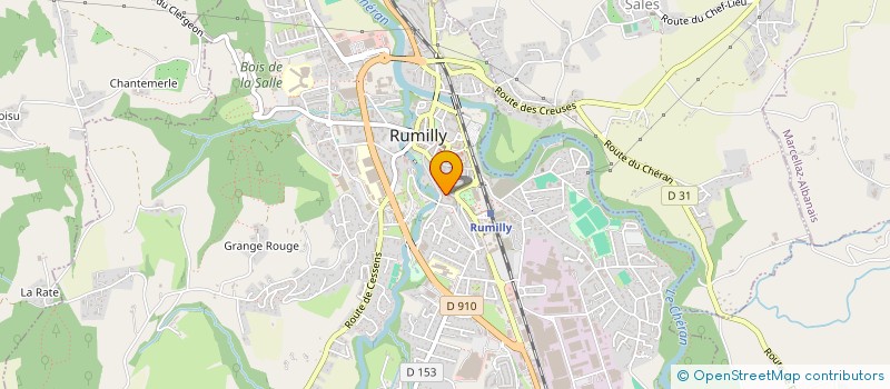 localisation de l'entreprise ISO CONCEPT 74 à RUMILLY