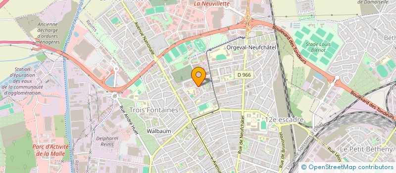 localisation de l'entreprise ISO CONCEPT à REIMS
