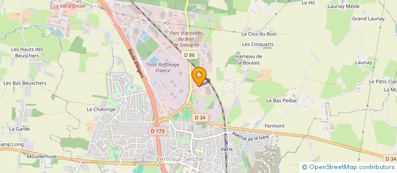 localisation de l'entreprise ISO CONFORT 35 à VERN-SUR-SEICHE
