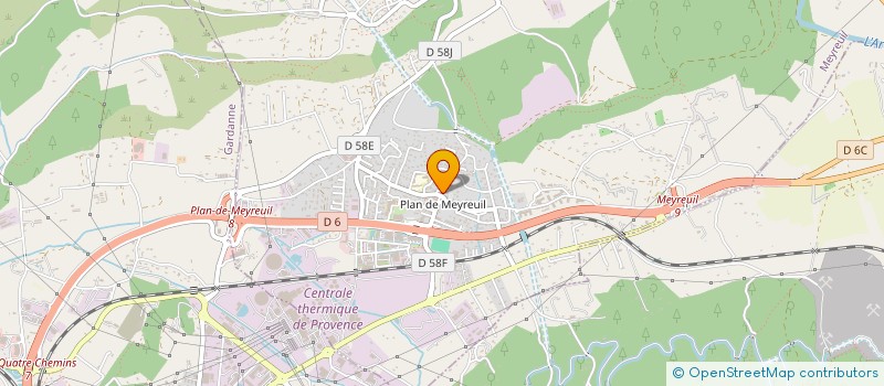 localisation de l'entreprise ISO CONFORT  MEYREUIL