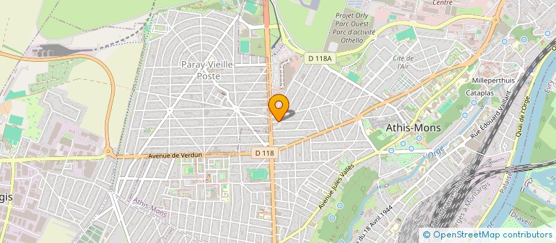 localisation de l'entreprise ISO CONSEIL à ATHIS-MONS