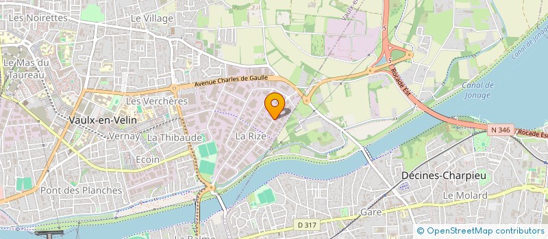 localisation de l'entreprise ISO CONSTRUCTIONS  VAULX-EN-VELIN