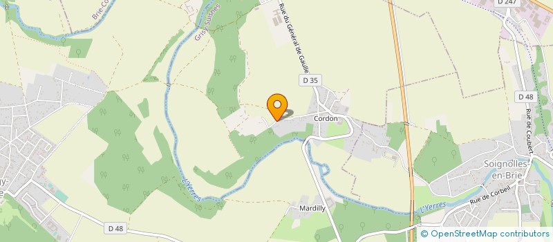 localisation de l'entreprise ISO CORDON à GRISY-SUISNES