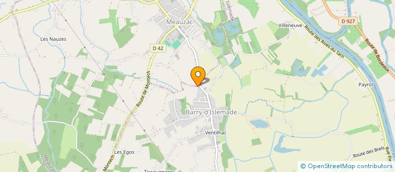 localisation de l'entreprise ISO-DECO CONSEIL  LACOURT-SAINT-PIERRE