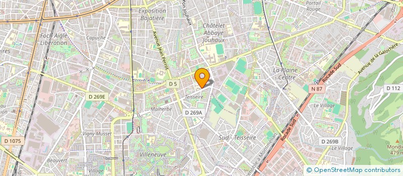 localisation de l'entreprise ISO DESIGN à GRENOBLE