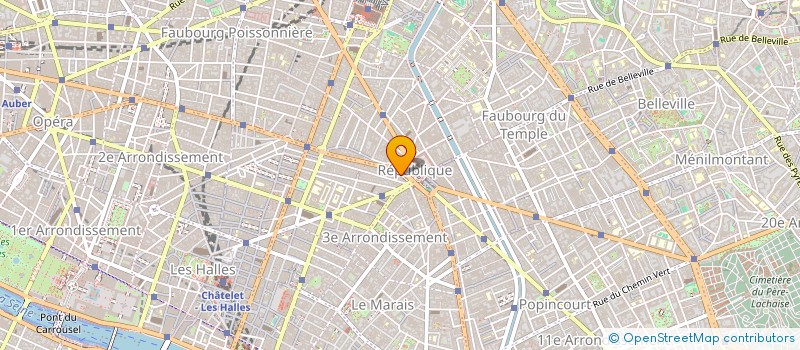 localisation de l'entreprise ISO-DISTRIBUTION à PARIS