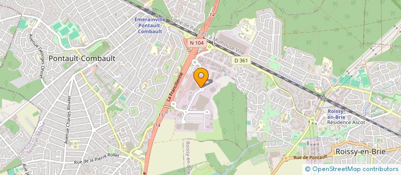 localisation de l'entreprise ISO DUMONT à PONTAULT-COMBAULT