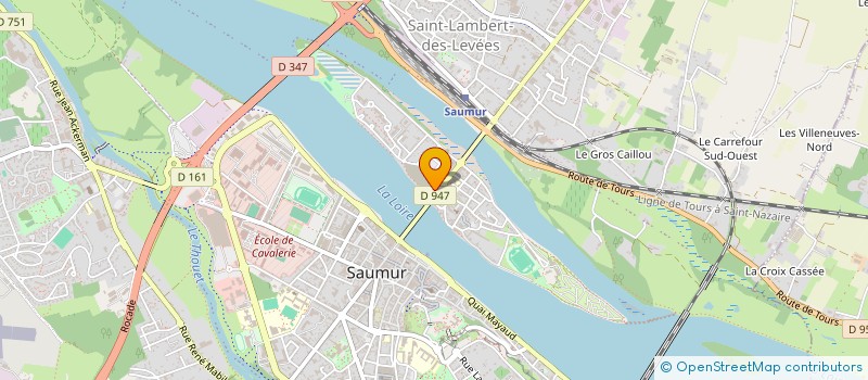 localisation de l'entreprise ISO ECO HABITAT à SAUMUR