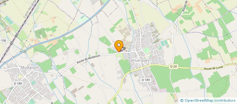 localisation de l'entreprise ISO ELEC à LANSARGUES