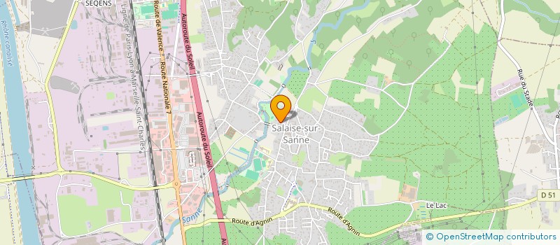 localisation de l'entreprise ISO ENERGY FACADES  SALAISE-SUR-SANNE