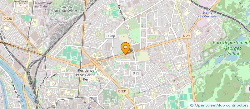 localisation de l'entreprise ISO ETANCHE à SAINT-DENIS