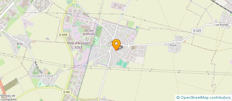 localisation de l'entreprise ISO FACADES  BOURGUEBUS