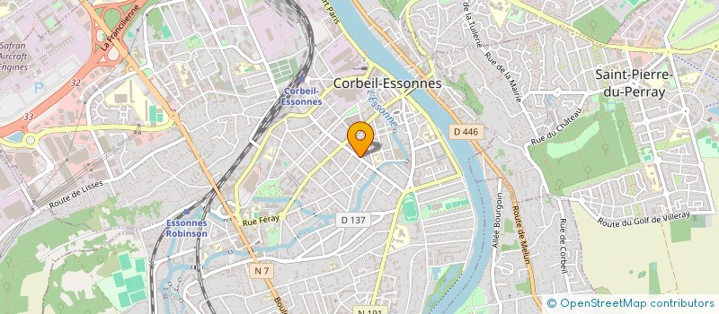 localisation de l'entreprise ISO FENETRE à CORBEIL-ESSONNES