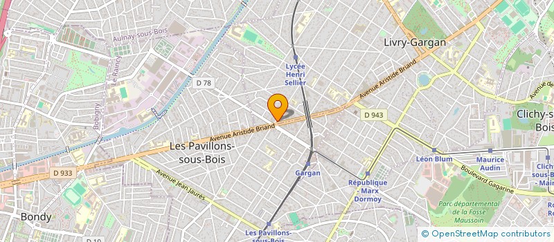 localisation de l'entreprise ISO FENETRES PROTECTION  LIVRY-GARGAN