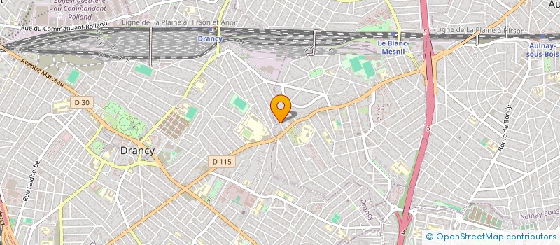 localisation de l'entreprise ISO FERM à LE BLANC-MESNIL