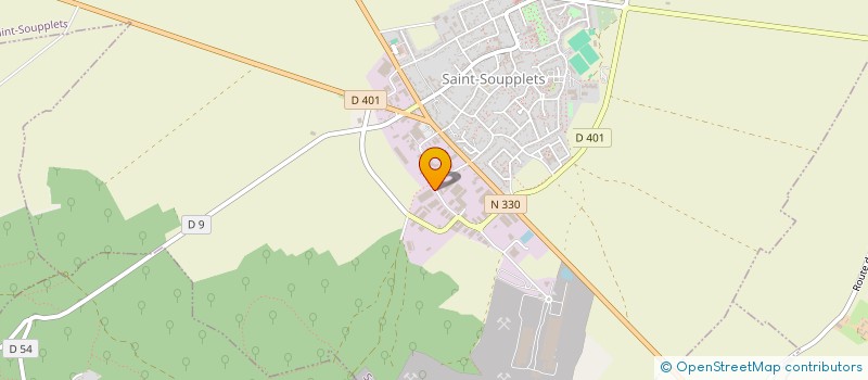 localisation de l'entreprise ISO FERMETURES à SAINT-SOUPPLETS
