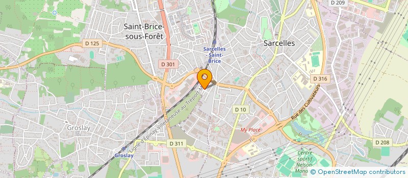 localisation de l'entreprise ISO FRANCE à SARCELLES