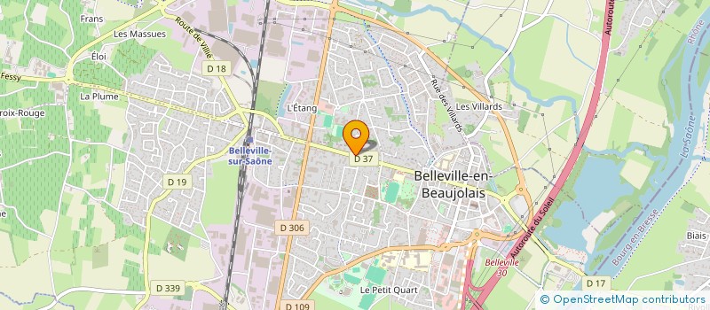 localisation de l'entreprise ISO FRANCE CONCEPT à BELLEVILLE-EN-BEAUJOLAIS