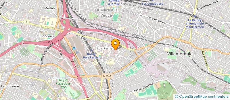 localisation de l'entreprise ISO GREEN RENOV à ROSNY-SOUS-BOIS