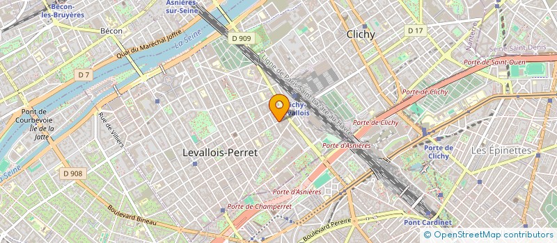 localisation de l'entreprise ISO GROUP à LEVALLOIS-PERRET