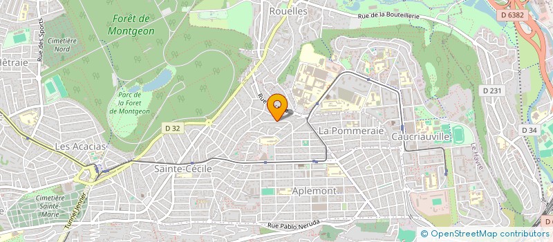 localisation de l'entreprise ISO H 76 à LE HAVRE