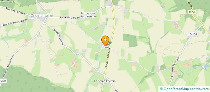 localisation de l'entreprise ISO HABITAT à LES MONTS D'AUNAY