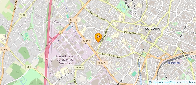 localisation de l'entreprise ISO HABITAT 62 à TOURCOING