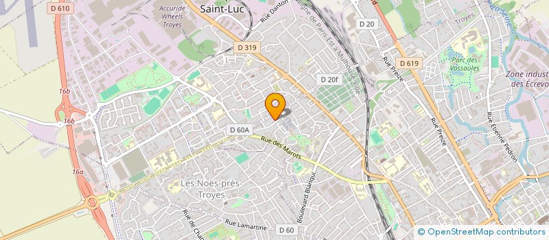 localisation de l'entreprise ISO HABITAT à TROYES