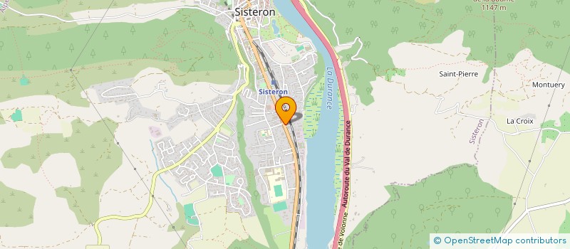 localisation de l'entreprise ISO HOME à SISTERON