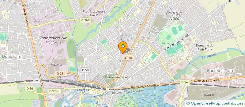 localisation de l'entreprise ISO IMMO 18  BOURGES