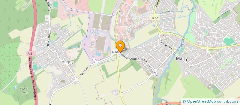 localisation de l'entreprise ISO IMMO 57  MARLY