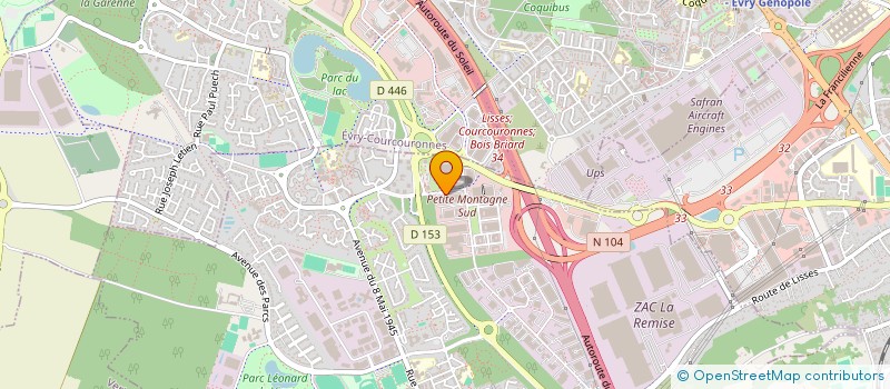 localisation de l'entreprise ISO-IMO 91 à LISSES
